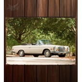 Металлическая табличка Mercedes-Benz 280 SE 3.5 Cabriolet US-spec (W111 112)